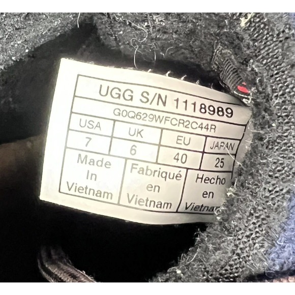 UGG Olivert Brown 3M Thinsulated Leather Hiker Snow Boots Men\'s Size 7 main image 8